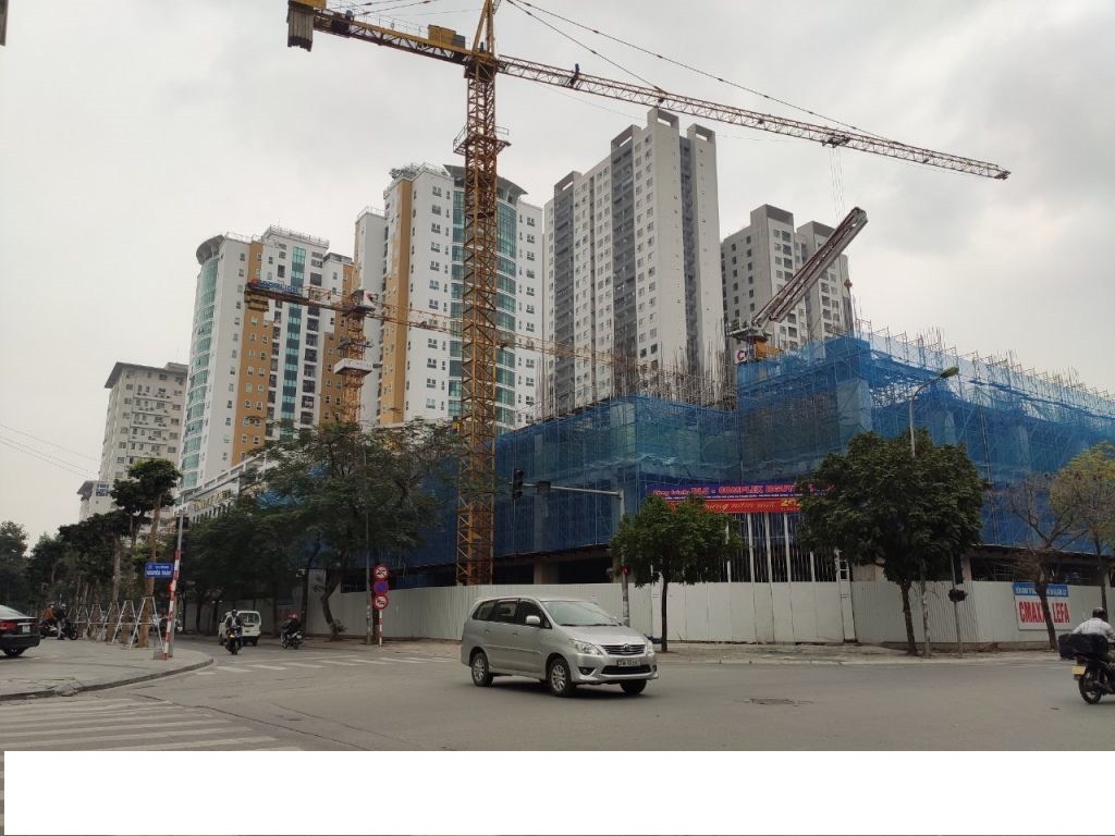 Tiến độ xây dựng DLC Complex Nguyễn Tuân tháng 3.2020